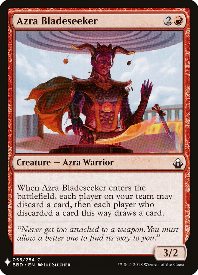 Azra Bladeseeker, The List · bbd-55