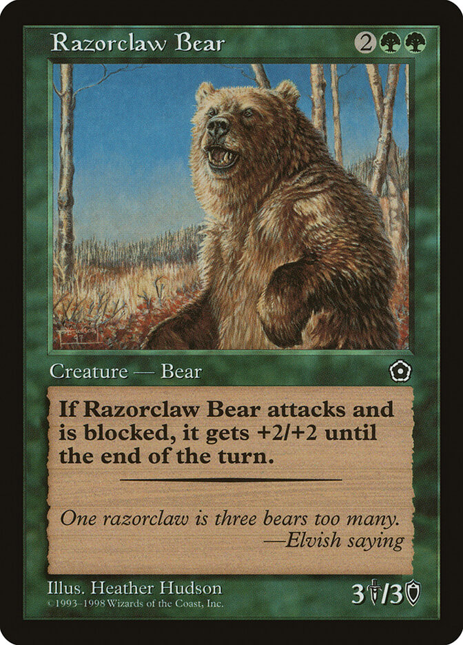 Razorclaw Bear, Portal Second Age · 142