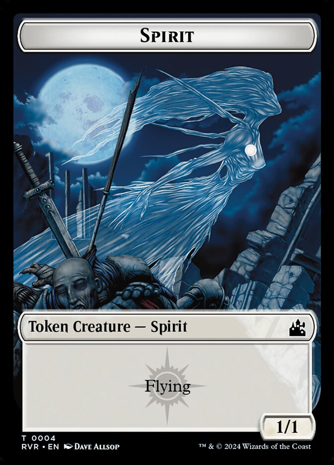Spirit, Ravnica Remastered Tokens · 0004