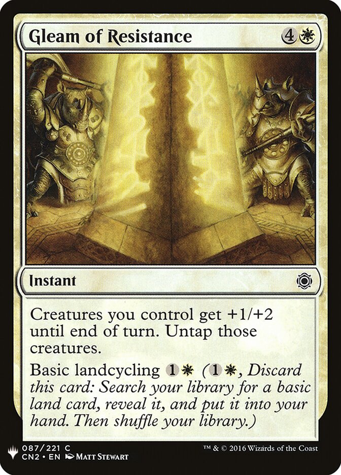 Gleam of Resistance, The List · cn2-87