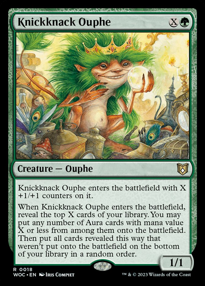 Knickknack Ouphe, Wilds of Eldraine Commander · 0018