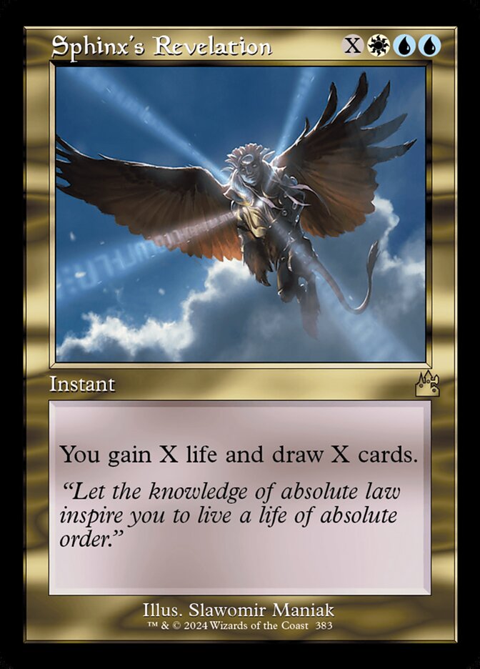 Sphinx's Revelation, Ravnica Remastered · 0383