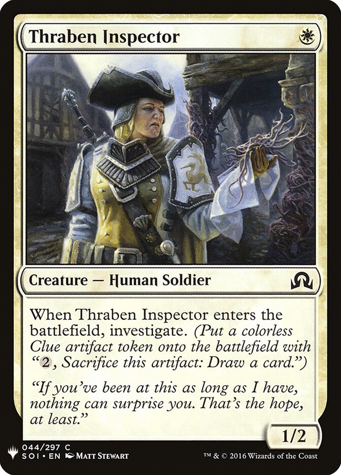 Thraben Inspector, The List · soi-44
