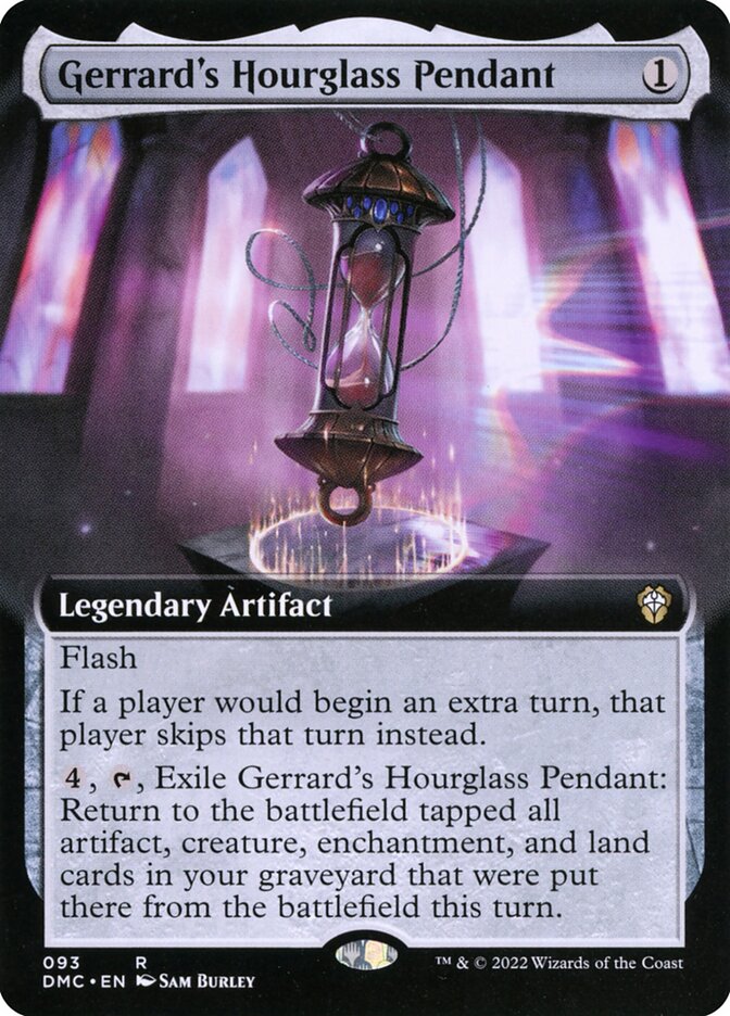 Gerrard's Hourglass Pendant, Dominaria United Commander · 093
