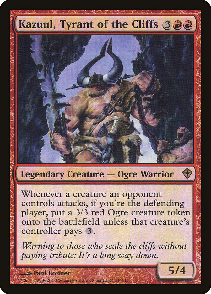 Kazuul, Tyrant of the Cliffs, Worldwake · 84/145