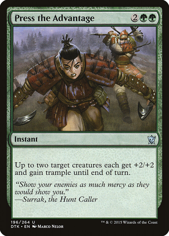 Press the Advantage, Dragons of Tarkir · 196/264