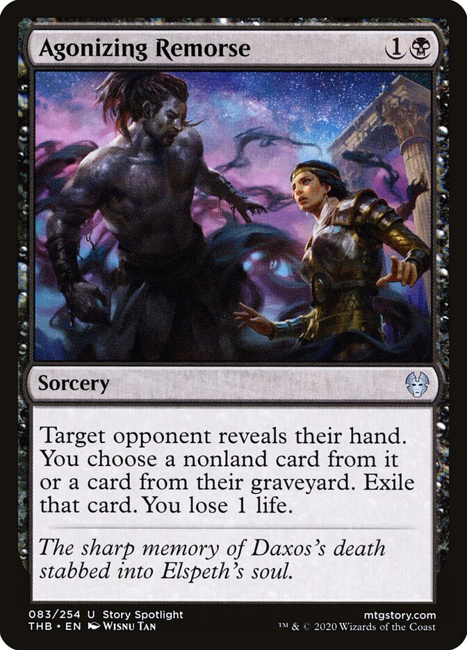 Agonizing Remorse, Theros Beyond Death · 083/254