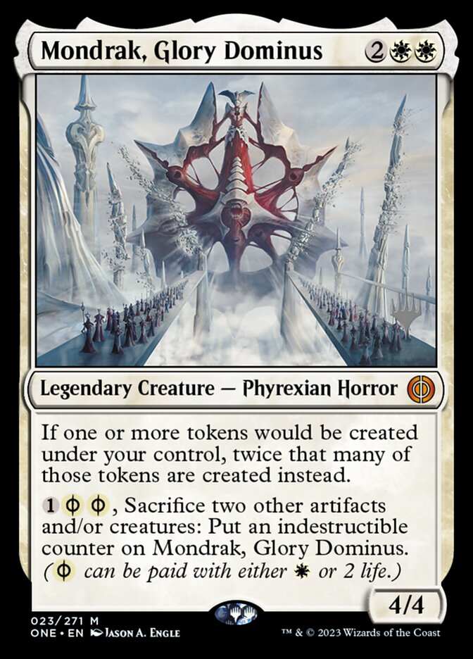 Mondrak, Glory Dominus, Phyrexia: All Will Be One Promos · 023/271