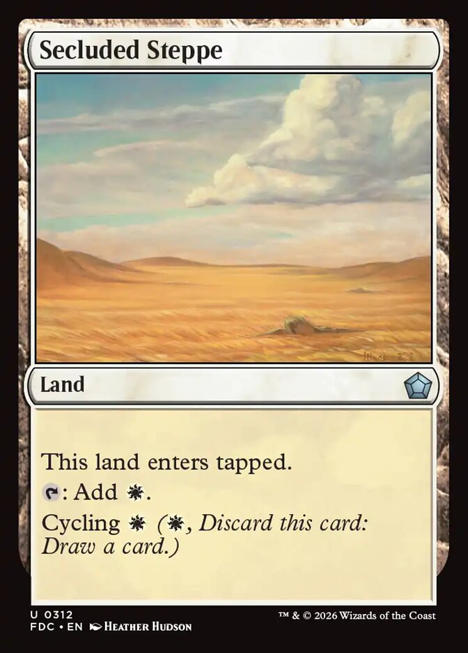 Secluded Steppe, Foundations Commander · 0312