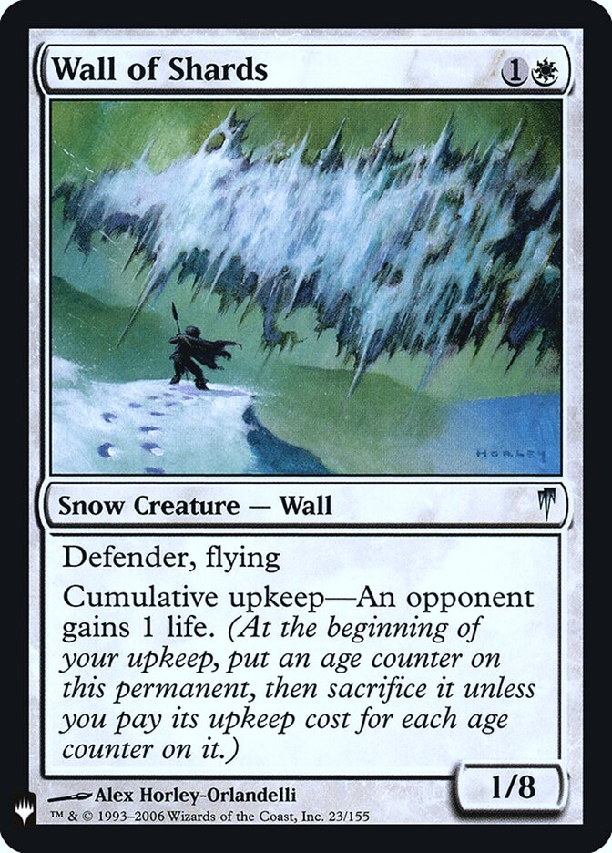Wall of Shards, The List · csp-23