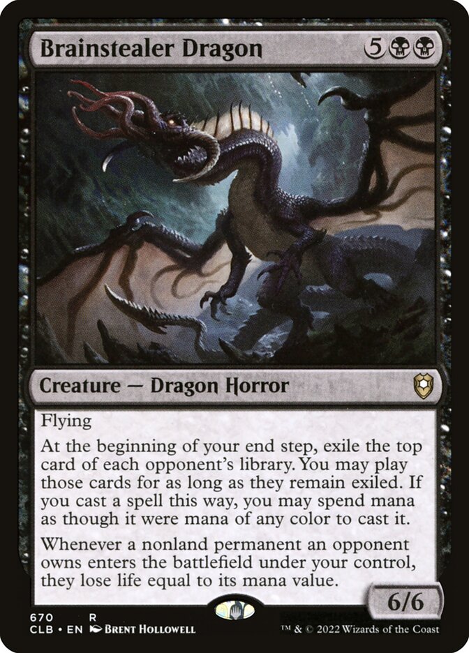 Brainstealer Dragon, Commander Legends: Battle for Baldur's Gate · 670