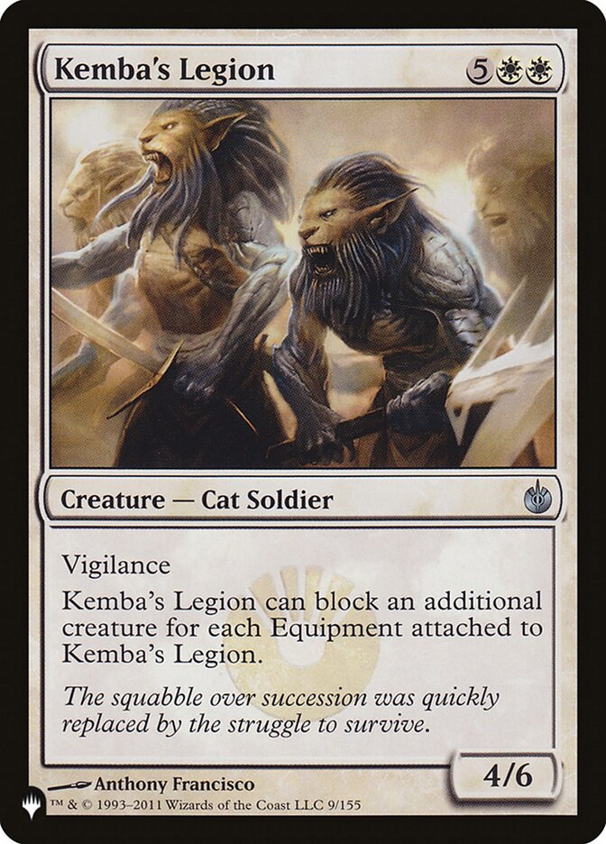 Kemba's Legion, The List · mbs-9