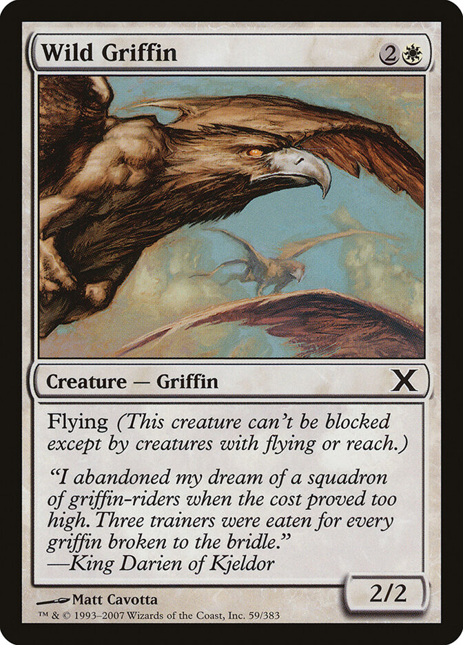 Wild Griffin, Tenth Edition · 59/383