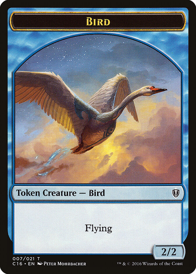 Bird, Commander 2016 Tokens · 007