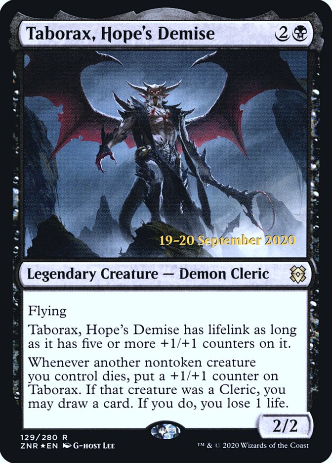 Taborax, Hope's Demise, Zendikar Rising Promos · 129/280