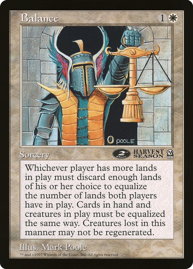 Balance, Oversized League Prizes · 17