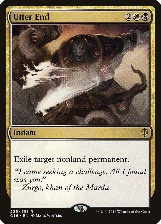 Utter End, Commander 2016 · 226/351
