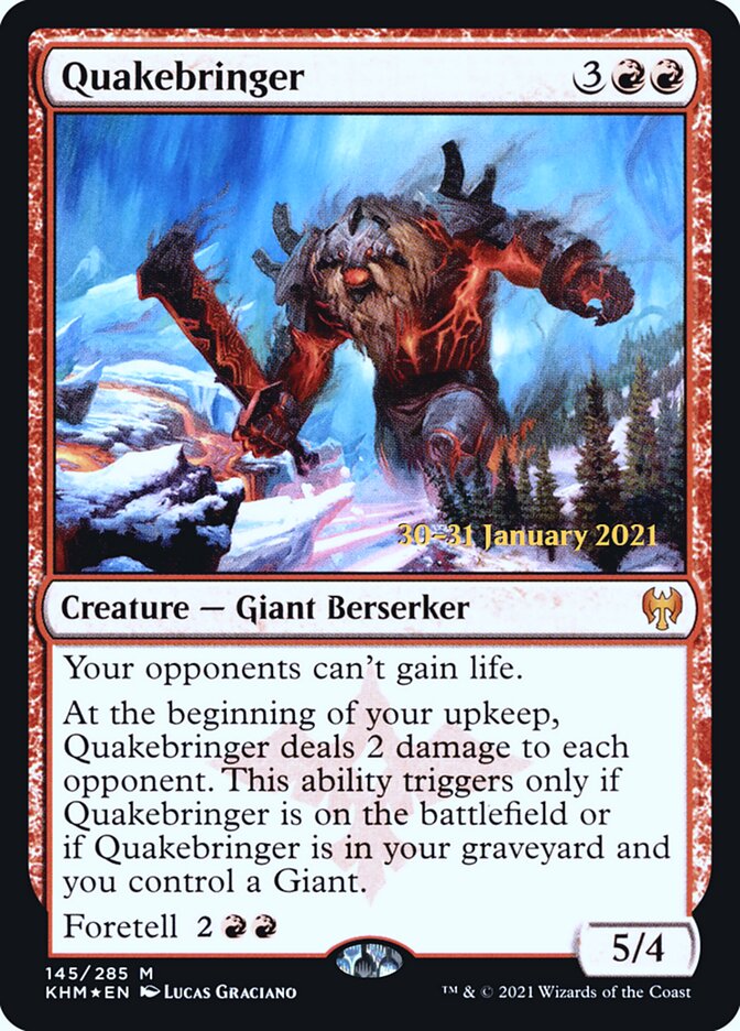 Quakebringer, Kaldheim Promos · 145/285