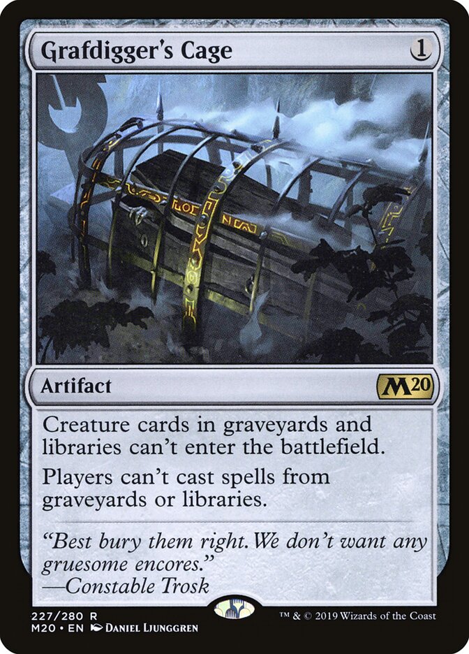 Grafdigger's Cage, Core Set 2020 · 227/280