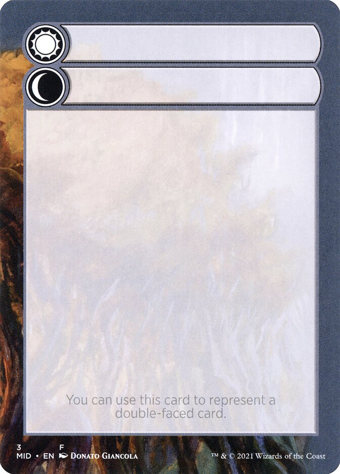 Double-Faced Substitute Card, Innistrad: Midnight Hunt Substitute Cards · 003