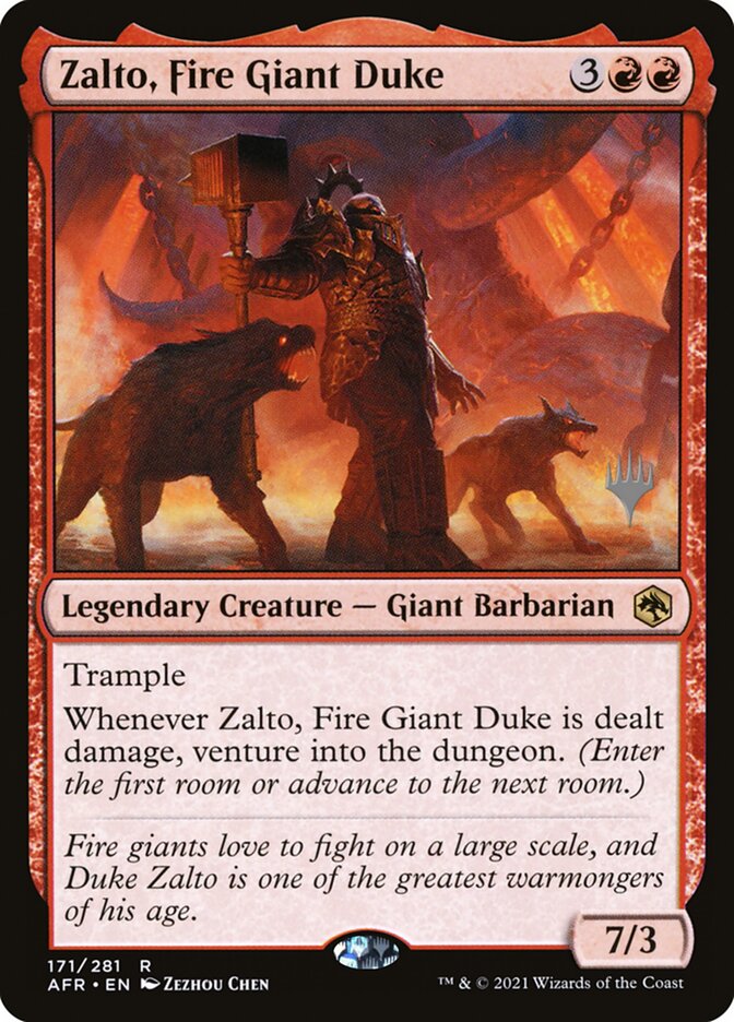 Zalto, Fire Giant Duke, Adventures in the Forgotten Realms Promos · 171/281