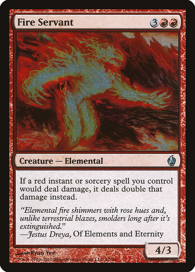 Fire Servant, Premium Deck Series: Fire and Lightning · 15/34
