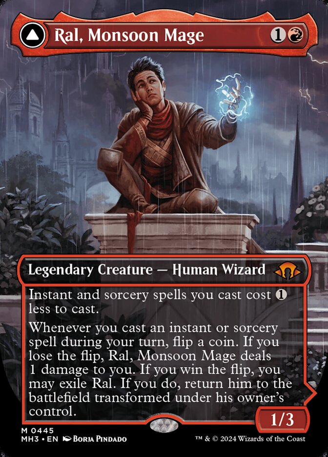 Ral, Monsoon Mage // Ral, Leyline Prodigy, Modern Horizons 3 · 0445