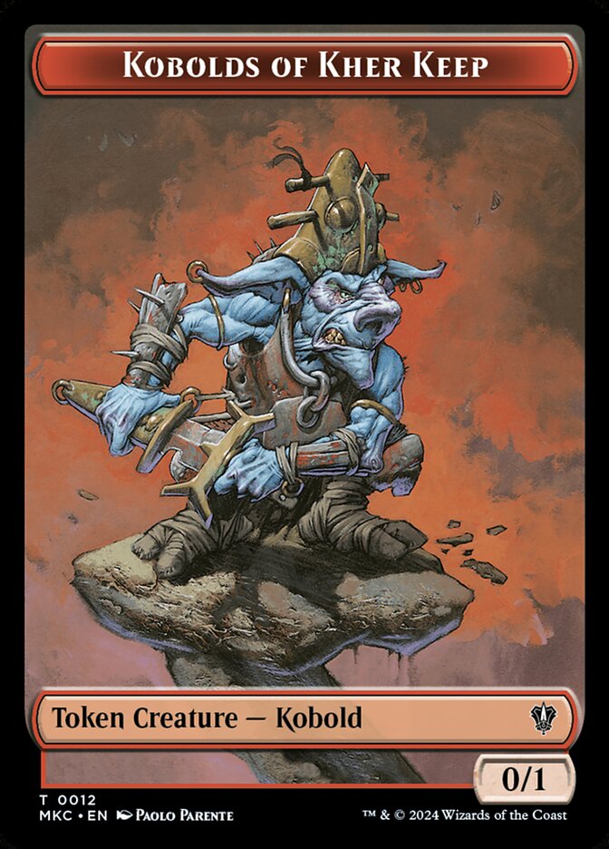 Kobolds of Kher Keep, Murders at Karlov Manor Commander Tokens · 0012