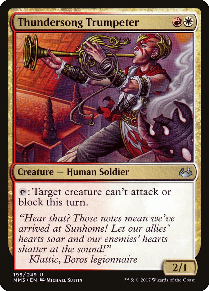 Thundersong Trumpeter, Modern Masters 2017 · 195/249