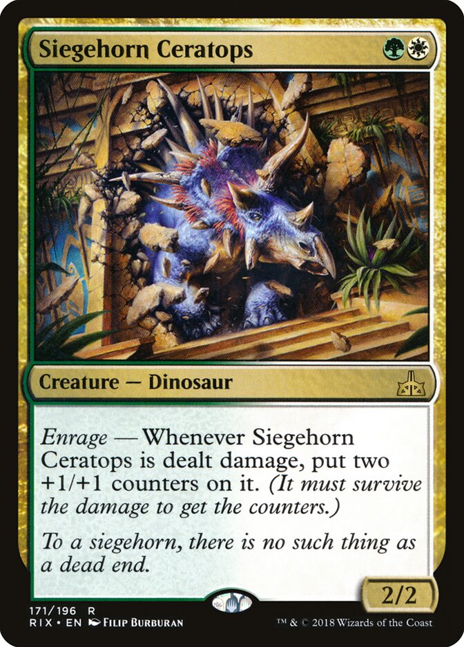 Siegehorn Ceratops, Rivals of Ixalan · 171/196