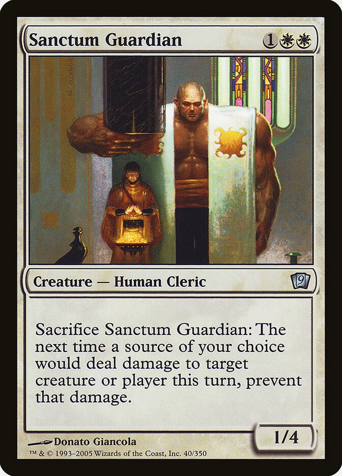Sanctum Guardian, Ninth Edition · 40-star