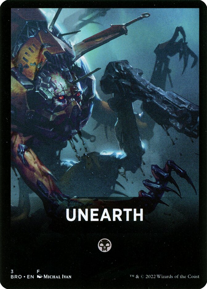 Unearth (Theme), The Brothers' War Jumpstart Front Cards · 003