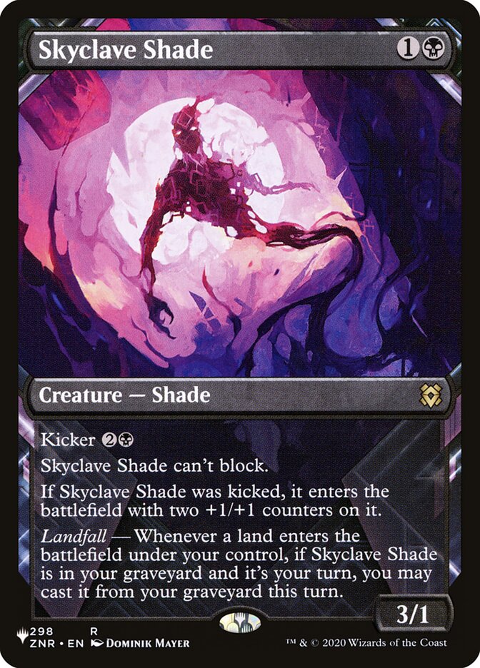 Skyclave Shade, The List · znr-298