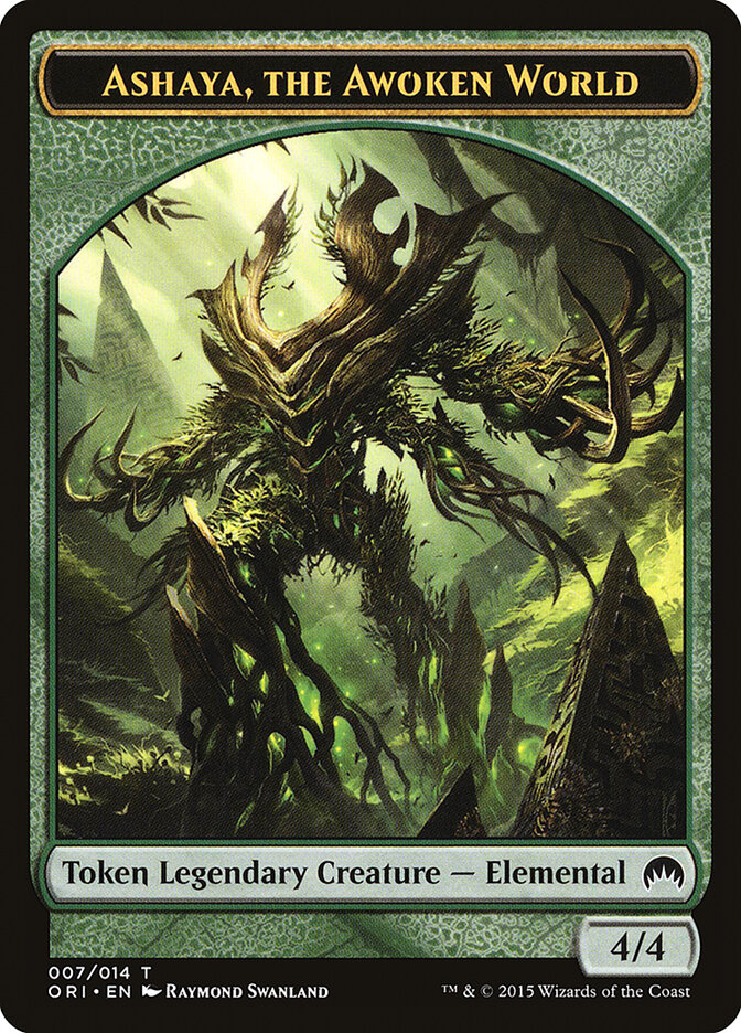 Ashaya, the Awoken World, Magic Origins Tokens · 007