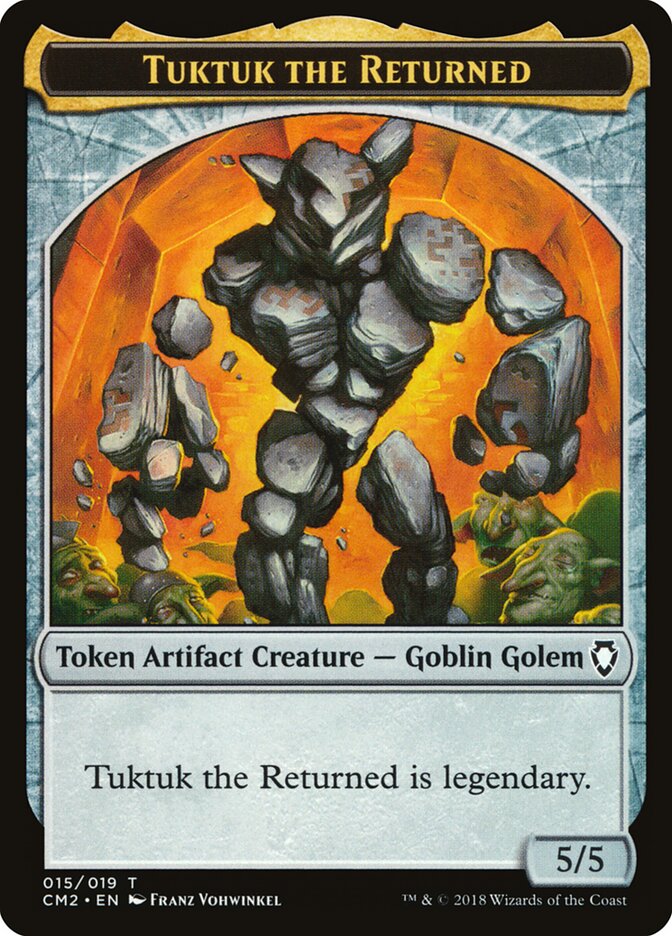 Tuktuk the Returned, Commander Anthology Volume II Tokens · 015