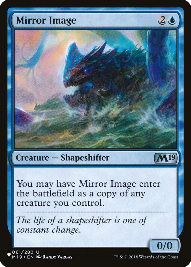 Mirror Image, The List · m19-61