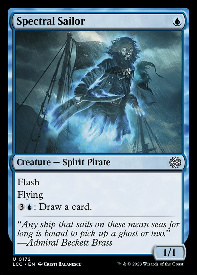 Spectral Sailor, The Lost Caverns of Ixalan Commander · 0172