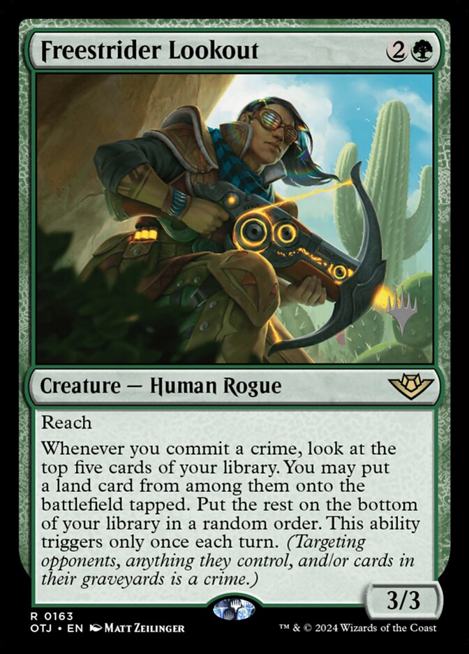 Freestrider Lookout, Outlaws of Thunder Junction Promos · 0163