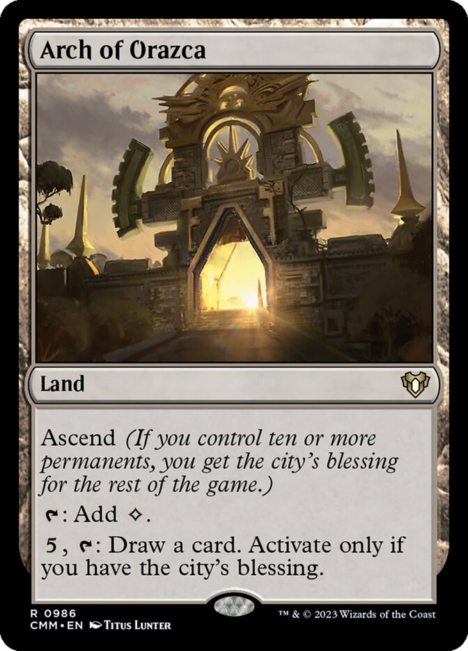 Arch of Orazca, Commander Masters · 0986