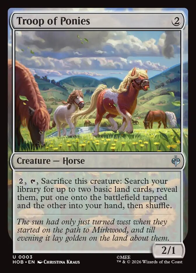 Troop of Ponies, The Hobbit · 0003