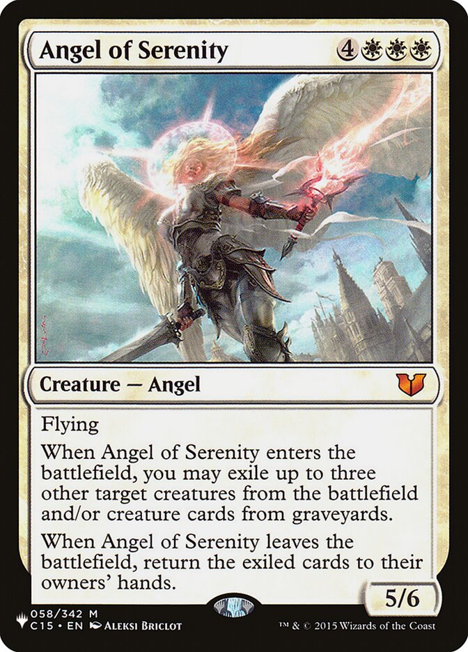 Angel of Serenity, The List · c15-58