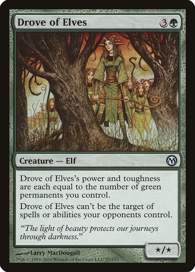 Drove of Elves, Duels of the Planeswalkers · 57/113