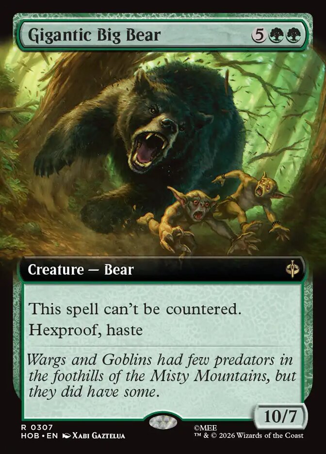 Gigantic Big Bear, The Hobbit · 0307