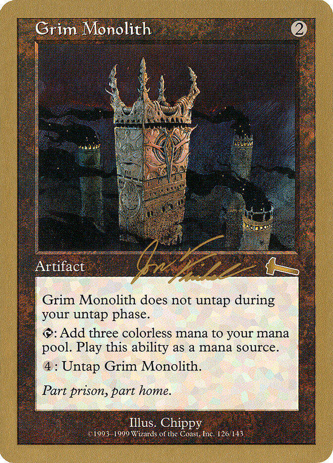 Grim Monolith, World Championship Decks 2000 · jf126
