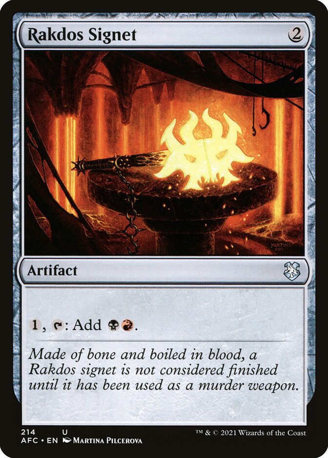 Rakdos Signet, Forgotten Realms Commander · 214