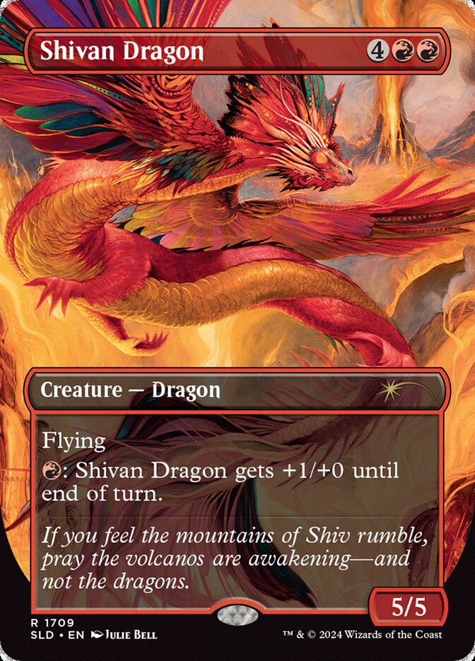 Shivan Dragon, Secret Lair Drop · 1709