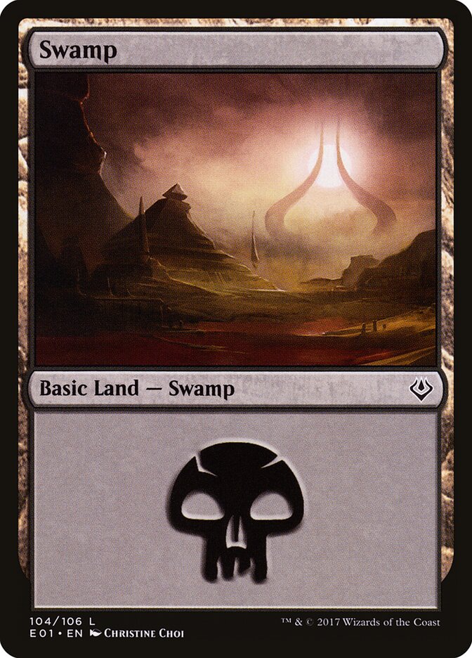 Swamp, Archenemy: Nicol Bolas · 104/106