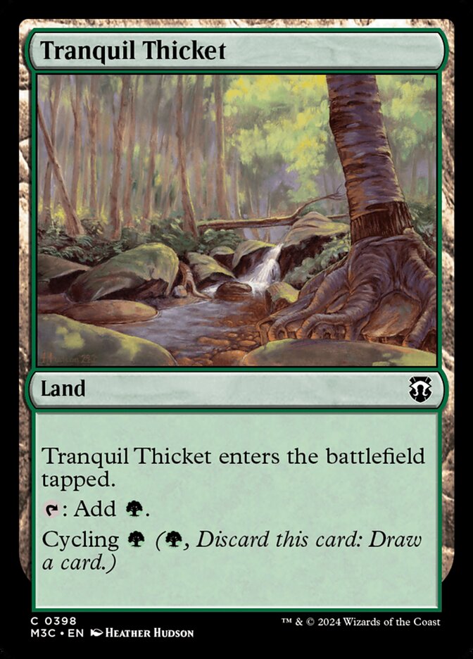 Tranquil Thicket, Modern Horizons 3 Commander · 0398