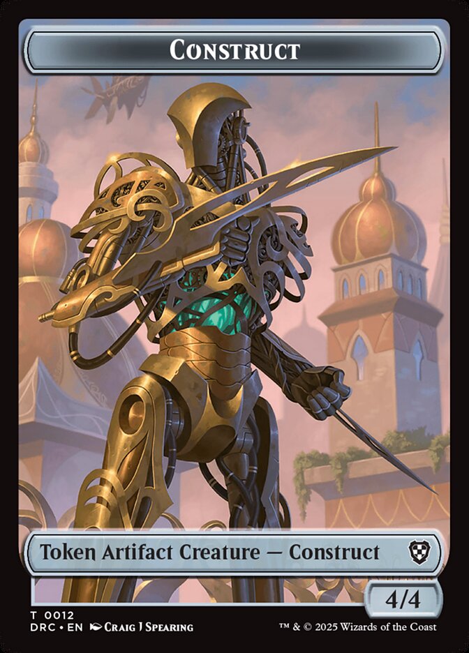 Construct, Aetherdrift Commander Tokens · 0012