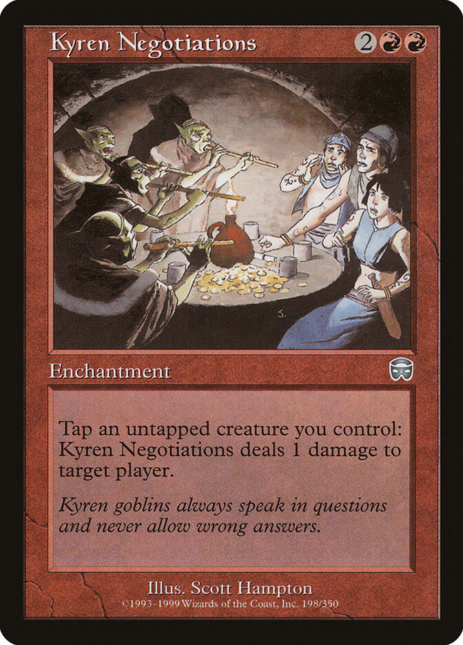 Kyren Negotiations, Mercadian Masques · 198/350